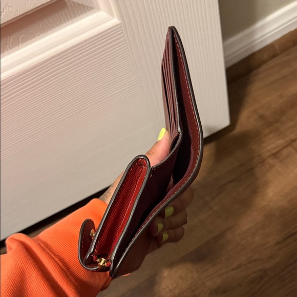 Coach Scarlet Leather Wallet - Picture 5 of 5